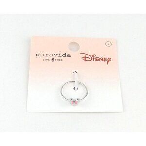 Pura Vida Disney Delicate Minnie Head Ring NWT Size 7